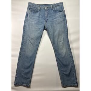 Levi's 502 Men's Tapered Leg Medium Wash Blue Denim Jeans - Size 38x32 (38x30.5)